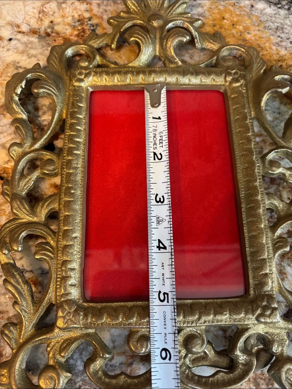 Ornate Gold Tabletop Picture Frame -#2